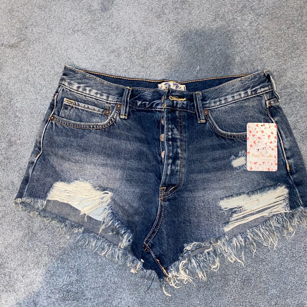 Free People jean shorts. Size 27.